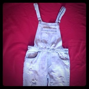 Denim overalls